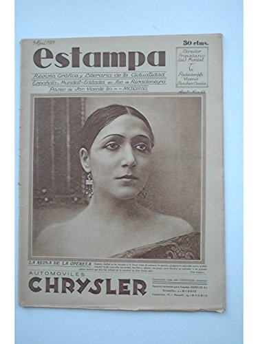 Estampa : revista gráfica.-- Año 2.-- Nº 66 (9 de abril 1929)