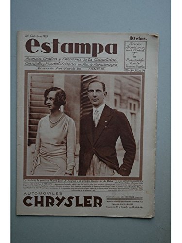 Estampa : revista gráfica.-- Año 2.-- Nº 94 (29 de octubre 1929)