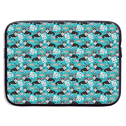 Estuche para computadora portátil de Tela Corgi Casino Estuche para maletín de 13 Pulgadas con Funda de Transporte Estuche para computadora portátil de Tela Corgi Casino Estuche para maletín de 13 Pulgadas con Funda de Transporte