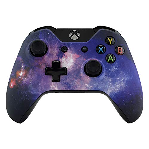 eXtremeRate Carcasa para Mando Xbox One Protectora Tacto Suave Placa Frontal Funda Delantera Kit de reemplazo Cubierta Case para Controlador de Xbox One Original Modelo 1537/1697(Galaxia Nebulosa) eXtremeRate Carcasa para Mando Xbox One Protectora Tacto Suave Placa Frontal Funda Delantera Kit de reemplazo Cubierta Case para Controlador de Xbox One Original Modelo 1537/1697(Galaxia Nebulosa)