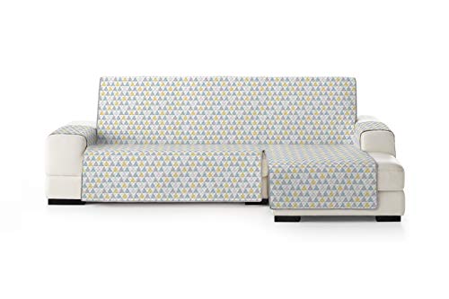 Eysa Nordic Funda, Poliéster, Amarillo/Gris, Chaise Longue 240cm. Válido para sofá Desde 250 a 300cm Eysa Nordic Funda, Poliéster, Amarillo/Gris, Chaise Longue 240cm. Válido para sofá Desde 250 a 300cm