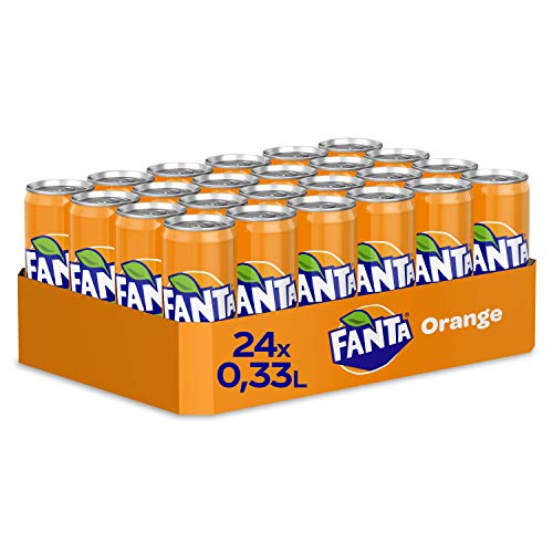 Fanta Naranja 330ml (paquete de 24 x 330 ml)