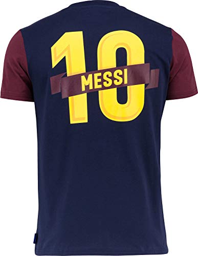 Fc Barcelone Camiseta de algodón Barça - Lionel Messi - Colección Oficial Taille Adulte XL