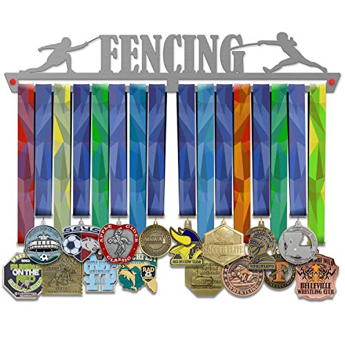 Fencing Medal Hanger Display | Sports Medal Hangers | Stainless Steel Medal Display | by VictoryHangers - The Best Gift For Champions !