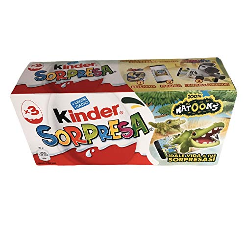 Ferrero - Kinder sorpresa huevos kinder caja p-3 96gr Ferrero - Kinder sorpresa huevos kinder caja p-3 96gr