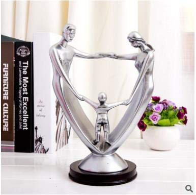 Figura Abstracta Moderna y Creativa Estatua Familiar Amor Comportamiento Obra de Arte Estatuilla Abstracta Figuras de Boda Escultura de Resina CraftsC Figura Abstracta Moderna y Creativa Estatua Familiar Amor Comportamiento Obra de Arte Estatuilla Abstracta Figuras de Boda Escultura de Resina CraftsC