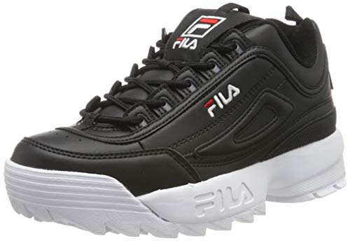 FILA Disruptor, Zapatillas Mujer, Negro (Black), 38 EU