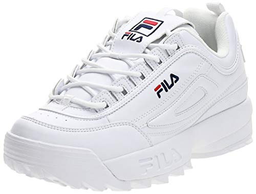 FILA Disruptor, Zapatillas para Hombre, White, 43 EU FILA Disruptor, Zapatillas para Hombre, White, 43 EU
