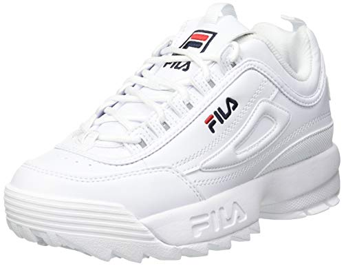 Fila Disruptor, Zapatillas Unisex niños, Blanco (White), 34 EU Fila Disruptor, Zapatillas Unisex niños, Blanco (White), 34 EU