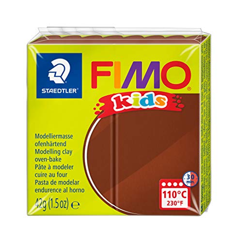 FIMO 8030-7 - Pasta de Modelar, Color Marrón, 42g FIMO 8030-7 - Pasta de Modelar, Color Marrón, 42g