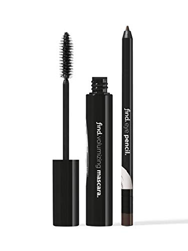 FIND - Deep Secret (Máscara de volumen marrón + Lápiz de ojos marrón con sacapuntas) FIND - Deep Secret (Máscara de volumen marrón + Lápiz de ojos marrón con sacapuntas)