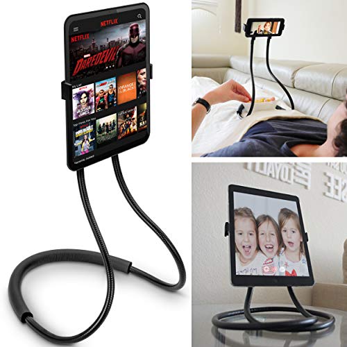 Flex'n'Chill Pro - Soporte Flexible para teléfono móvil y Tableta, Cuello de Cisne, Compatible con iPhone, Samsung o tabletas como iPad