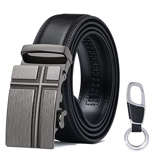 flintronic Cinturón Cuero Hombre, Cinturones Piel con Hebilla Automática, Sencillo y Clásico Perfecto Regalo flintronic Cinturón Cuero Hombre, Cinturones Piel con Hebilla Automática, Sencillo y Clásico Perfecto Regalo