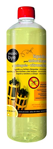 Flower 20551 20551-Liquido para antorchas y quinqués citronela, No Aplica, 7.5x7.5x25.5 cm Flower 20551 20551-Liquido para antorchas y quinqués citronela, No Aplica, 7.5x7.5x25.5 cm