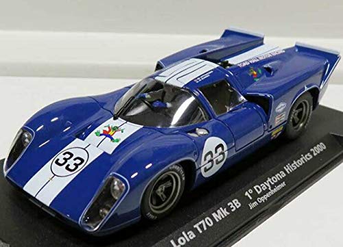 FLy Slot Car SCX Scalextric 88119 Compatible Lola T70 MK 3B 1º Daytona Historics 2000 C-94