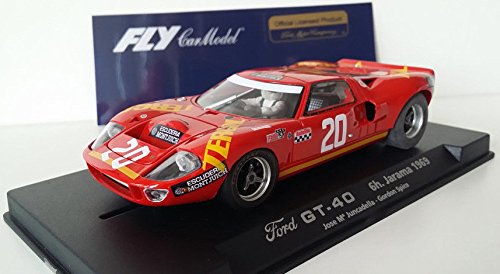 FLy Slot SCX Scalextric 88046 Compatible Ford GT-40 6H. Jarama 1969 A-181