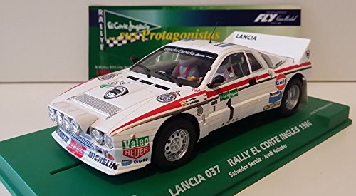 FLy Slot SCX Scalextric 99088 Compatible Lancia 037 Rally El Corte Inglés 1986 Serviá