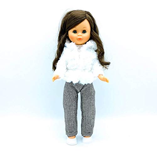 Folk Artesanía Ropa, complementos, Zapatos Percha para muñeca Nancy clásica Famosa. Fabricado en España Muñeca no incluida en el Lote. Mod 21-04N (Ropa, complementos Incluido Abrigo)