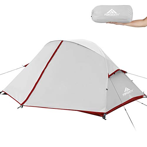 Forceatt Tienda de Campaña, Tienda Campaña 2 Personas, Carpa Ultraligera 3-4 Temporadas, Resistente al Agua y al Viento Fácil de Instalar, Adecuada para Viajes, Camping, Senderismo Forceatt Tienda de Campaña, Tienda Campaña 2 Personas, Carpa Ultraligera 3-4 Temporadas, Resistente al Agua y al Viento Fácil de Instalar, Adecuada para Viajes, Camping, Senderismo