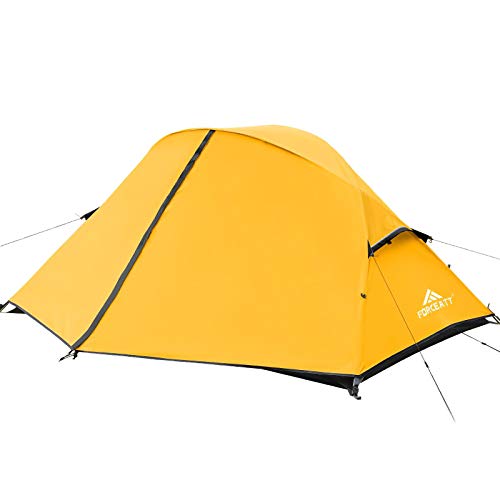 Forceatt Tienda de Campaña, Tienda Campaña 2 Personas, Carpa Ultraligera 3-4 Temporadas, Resistente al Agua y al Viento Fácil de Instalar, Adecuada para Viajes, Camping, Senderismo Forceatt Tienda de Campaña, Tienda Campaña 2 Personas, Carpa Ultraligera 3-4 Temporadas, Resistente al Agua y al Viento Fácil de Instalar, Adecuada para Viajes, Camping, Senderismo