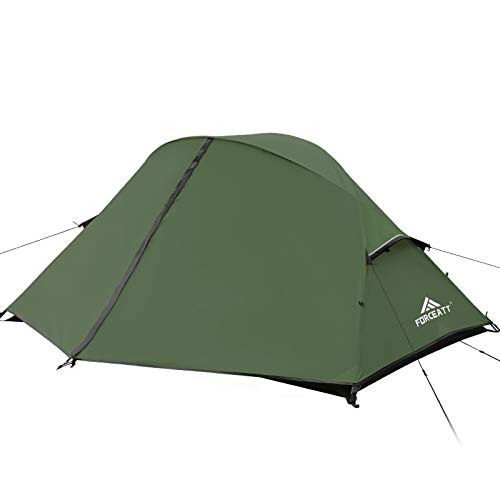 Forceatt Tienda de Campaña, Tienda Campaña 2 Personas, Carpa Ultraligera 3-4 Temporadas, Resistente al Agua y al Viento Fácil de Instalar, Adecuada para Viajes, Camping, Senderismo Forceatt Tienda de Campaña, Tienda Campaña 2 Personas, Carpa Ultraligera 3-4 Temporadas, Resistente al Agua y al Viento Fácil de Instalar, Adecuada para Viajes, Camping, Senderismo