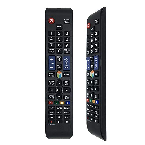 FOXRMT Nuevo Mando a Distancia de Repuesto para Samsung Fit para Todos los Samsung 3D LCD LED Smart TV – No Requiere configuración – Mando a Distancia de Repuesto TV AA59-00582A