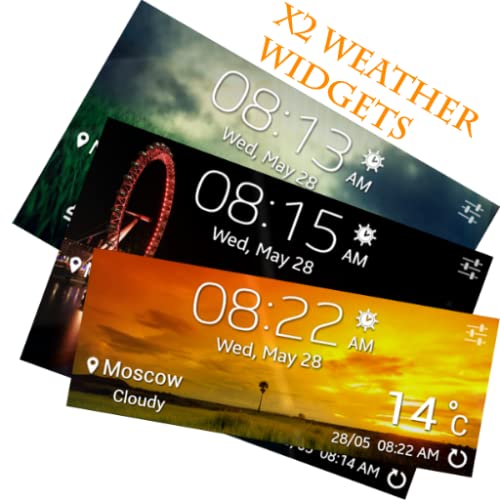 (free) Beautiful X2 Weather Widgets