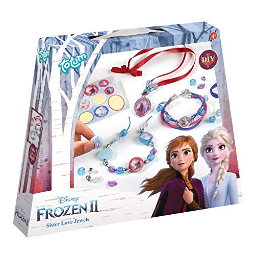 Frozen II Disney Juego de Manualidades para Hermanas con Hermosas Cuentas, Colgantes y Pegatinas de Anna y Elsa Frozen II Disney Juego de Manualidades para Hermanas con Hermosas Cuentas, Colgantes y Pegatinas de Anna y Elsa