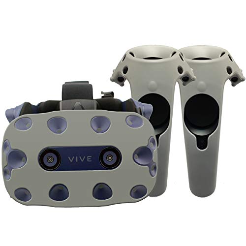 Funda de protección - Auriculares y mandos - Silicona - HTC Vive Pro (Gris)