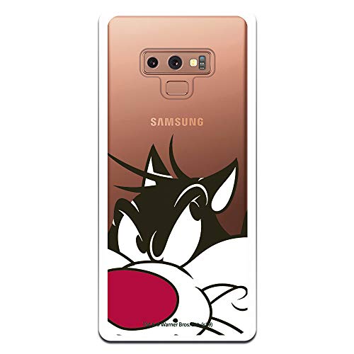 Funda para Samsung Galaxy Note 9 Oficial de los Looney Tunes Silvestre Silueta Transparente para Proteger tu móvil. Carcasa para de Silicona Flexible Liciencia Oficial de Warner Bros. Funda para Samsung Galaxy Note 9 Oficial de los Looney Tunes Silvestre Silueta Transparente para Proteger tu móvil. Carcasa para de Silicona Flexible Liciencia Oficial de Warner Bros.