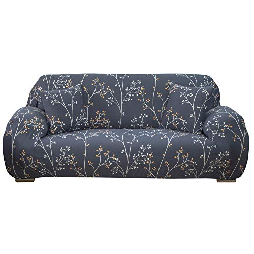 Funda para sofá Elasticas de 1 2 3 4 Plazas Impresión Floral (Gratis 2 Funda de Cojines) Universal Funda Cubre Sofas Ajustables,Antideslizante Protector Cubierta de Muebles con Cuerda de fijación Funda para sofá Elasticas de 1 2 3 4 Plazas Impresión Floral (Gratis 2 Funda de Cojines) Universal Funda Cubre Sofas Ajustables,Antideslizante Protector Cubierta de Muebles con Cuerda de fijación
