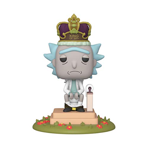 Funko-Pop Animation: Rick & Morty-King of $#+ w/Sound Rick and Morty Collectible Toy, Multicolor (45437)