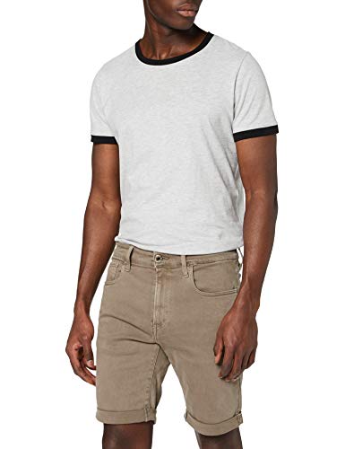 G-STAR RAW 3301 Slim Short Vaqueros, Beige (dk Lever C258-B416), W30/L para Hombre G-STAR RAW 3301 Slim Short Vaqueros, Beige (dk Lever C258-B416), W30/L para Hombre