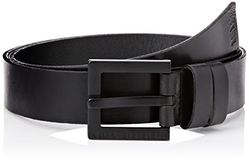 G-STAR RAW Duko Belt Cinturón, Negro (Black/Black 406), 85 para Hombre