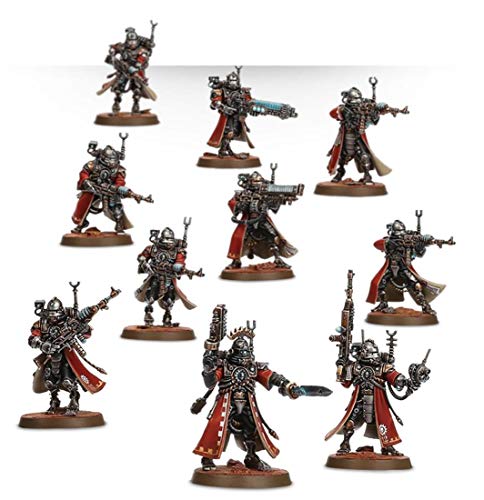 Games Workshop Figura de esquí Adeptus Mechanicus Skitarii Rangers con 10 Figuras Warhammer 40k (99120116016)