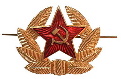 Ganwear® Stella insignia de pin de ejército de metal original rusa Ejército rojo soviético URSS Sombrero de cosaco escarapela