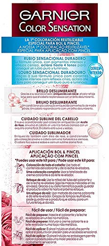 Garnier Color Sensation - Tinte Permanente Rubio Platino Ceniza S9, disponible en más de 20 tonos - Pack de 3 Garnier Color Sensation - Tinte Permanente Rubio Platino Ceniza S9, disponible en más de 20 tonos - Pack de 3