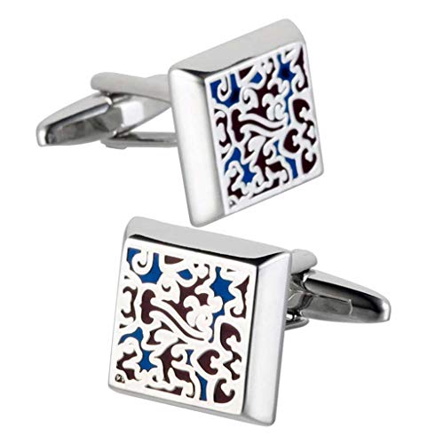 GCX Sencillo Traje Formal de la Camisa francés Esmalte de Las Mancuernas de Cobre de Plata de Las Mancuernas de los Hombres de Las Mancuernas de Visita Salvaje Caja de Regalo Generoso GCX Sencillo Traje Formal de la Camisa francés Esmalte de Las Mancuernas de Cobre de Plata de Las Mancuernas de los Hombres de Las Mancuernas de Visita Salvaje Caja de Regalo Generoso