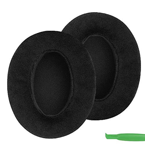 Geekria Comfort Terciopelo Almohadillas para auriculares Sony MDR 7506, MDR-V6, Turtle Beach, SteelSeries Arctis y otros auriculares grandes o medianos de tamaño superior Geekria Comfort Terciopelo Almohadillas para auriculares Sony MDR 7506, MDR-V6, Turtle Beach, SteelSeries Arctis y otros auriculares grandes o medianos de tamaño superior