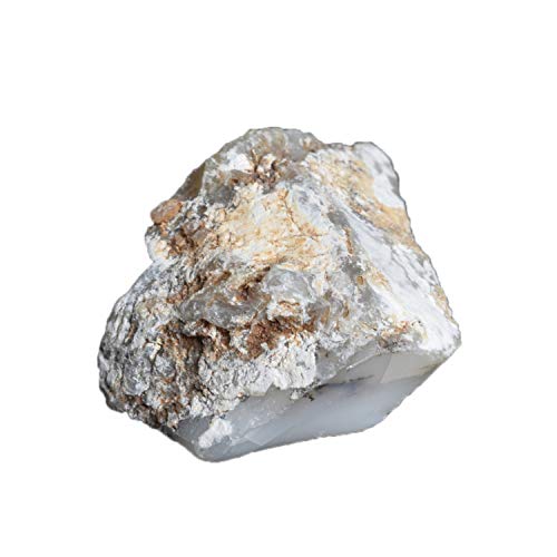 Gemhub 136.00 CT Piedra Preciosa de ópalo Blanco áspero - Cristal Natural Crudo para el alojamiento ambulatorio, Envoltura de Alambre DQ-403