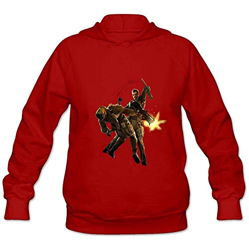 GGQ Deus Ex: Human Revolution Funny Roundneck Red Long Sleeve Sweatshirts For Adult
