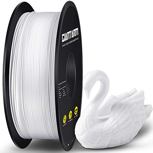 GIANTARM Filamento PLA 1.75 mm, Filamento para impresora 3D, 1 kg (blanco)