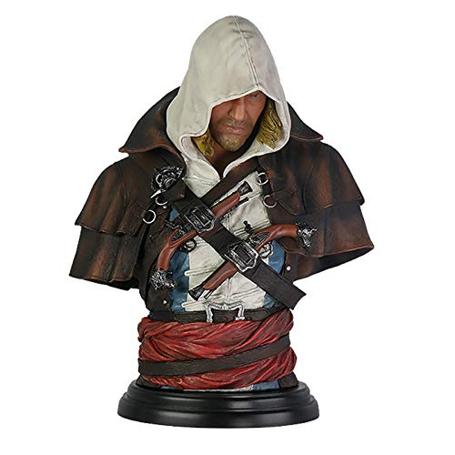 GJLMR Assassin'S Creed IV: Black Flag Bust Edward Kenway Figura Statue XCJSWZZ