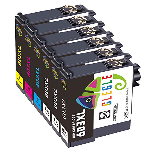 GLEGLE 6 Reemplazo Compatible con 603 XL para Epson 603XL Cartuchos de Tinta con Expression Home XP-2100 XP-3100 XP-4100 XP-2105 XP-3105 XP-4105 Workforce WF-2810 WF-2830 WF-2835 WF-2850 GLEGLE 6 Reemplazo Compatible con 603 XL para Epson 603XL Cartuchos de Tinta con Expression Home XP-2100 XP-3100 XP-4100 XP-2105 XP-3105 XP-4105 Workforce WF-2810 WF-2830 WF-2835 WF-2850