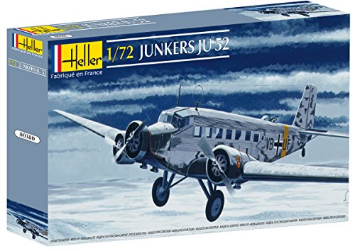 Glow2B Heller - 80380 - Maqueta para Construir - Junker Ju 52 - 1/72 Glow2B Heller - 80380 - Maqueta para Construir - Junker Ju 52 - 1/72
