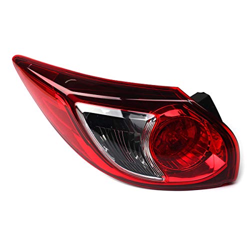 GNY Lámpara de Freno de la Cola Trasera de la Cola de la lámpara de Freno de la Cola del Lado Izquierdo Rojo para Mazda CX-5 2013-2016