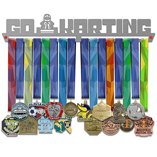 Go Karting Medal Hanger Display | Sports Medal Hangers | Stainless Steel Medal Display | by VictoryHangers - The Best Gift For Champions !