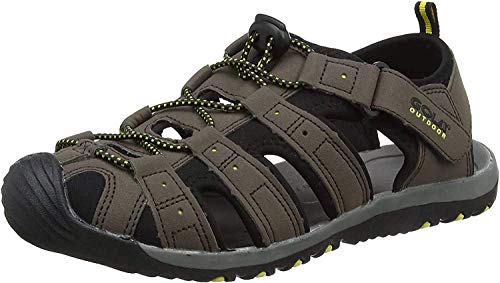Gola Shingle 3, Sandalias Atléticas para Hombre, Marrón (Dark Brown/Black/Sun), 48 EU Gola Shingle 3, Sandalias Atléticas para Hombre, Marrón (Dark Brown/Black/Sun), 48 EU