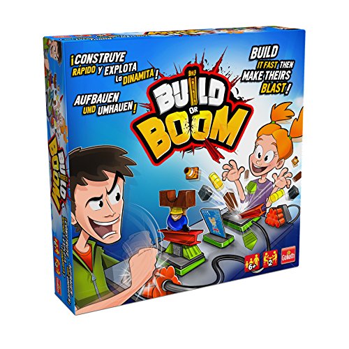 Goliath- Build or Boom Juego de Construcción y Habilidad, Color Azul/Amarillo/Rojo (77106) Goliath- Build or Boom Juego de Construcción y Habilidad, Color Azul/Amarillo/Rojo (77106)