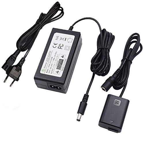 Gonine AC-PW20 - Adaptador de alimentación y adaptador de corriente continua NP-FW50 para Sony Alpha A6500, A6400, A6300, A7, A7II, A7RII, A7SII, A7S, A7S2, A7R, A7R2, A55, A5100, RX10 Gonine AC-PW20 - Adaptador de alimentación y adaptador de corriente continua NP-FW50 para Sony Alpha A6500, A6400, A6300, A7, A7II, A7RII, A7SII, A7S, A7S2, A7R, A7R2, A55, A5100, RX10